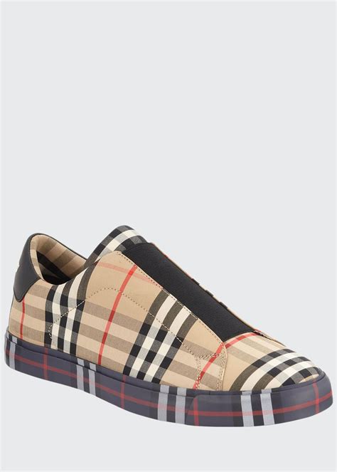 burberry white sneakers mens|burberry slip on sneakers men.